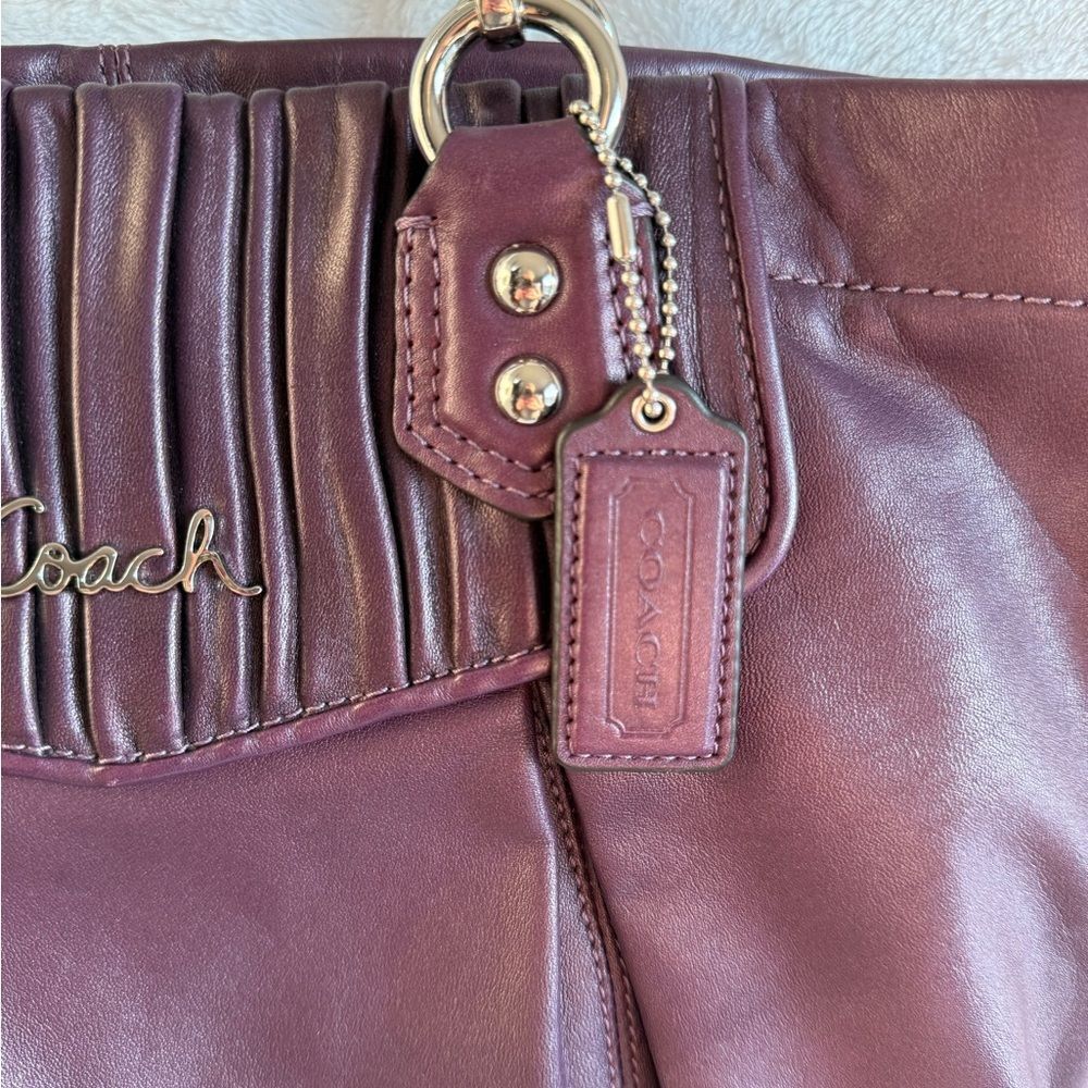 Coach Ashley Leather Satchel - Picture 7 of 12